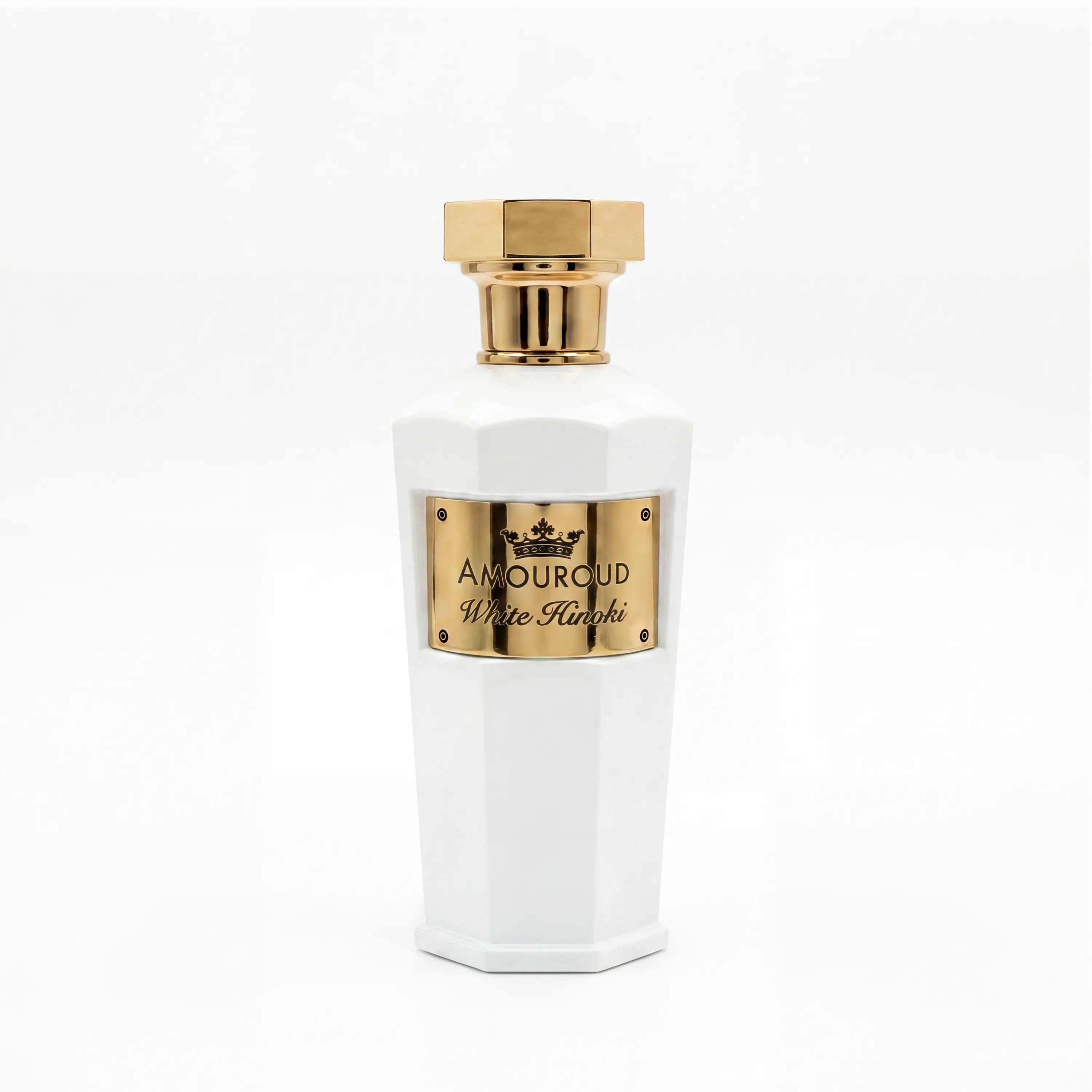 Amouroud White Hinoki Parfum 100ml - Spicy Fresh Woody Fragrance with Ginger Blood Orange & White Pepper Notes Made in USA