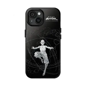 Aang The Last Air Nomad The Avatar Anime Tough Phone Case Protective Cover with Impact Resistance & Shock Dispersion Suitable for iPhone 17-11 Pro Max/Plus and  Samsung Galaxy S23-25