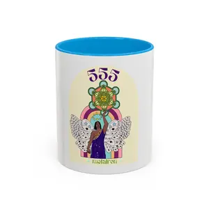 Archangel Metatron Mug, Angel Ceraamic Mug, Angel Number Mug, 11 oz.