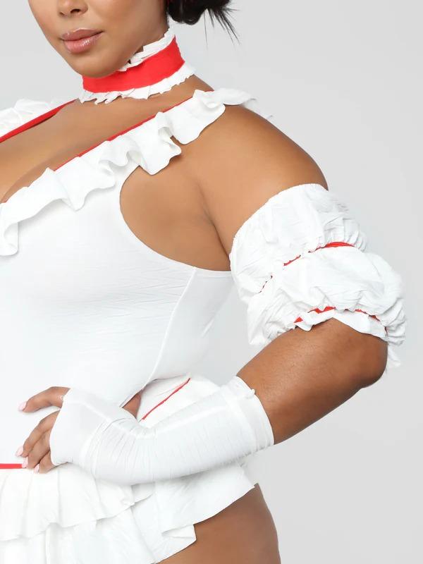 Let's Play Game 5 Piece Costume Set - White