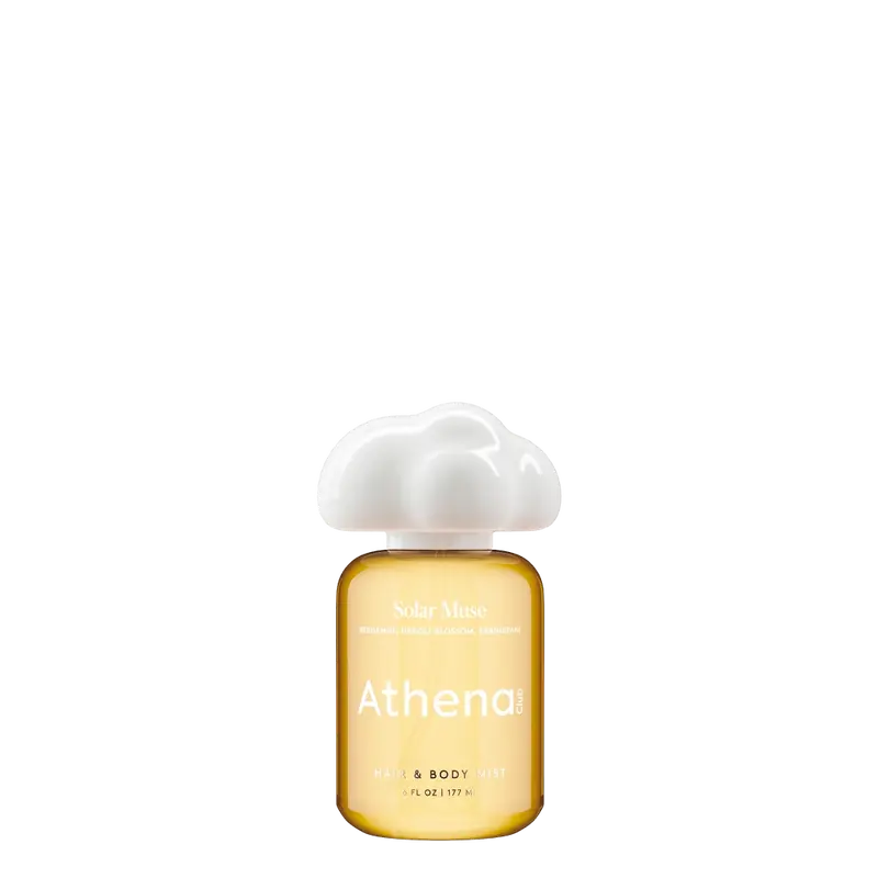 Solar Muse - Athena Club Hair & Body Mist | Fine Fragrance | Lightweight & Layerable | Long-Lasting Wear | Dual-Purpose for Hair + Body