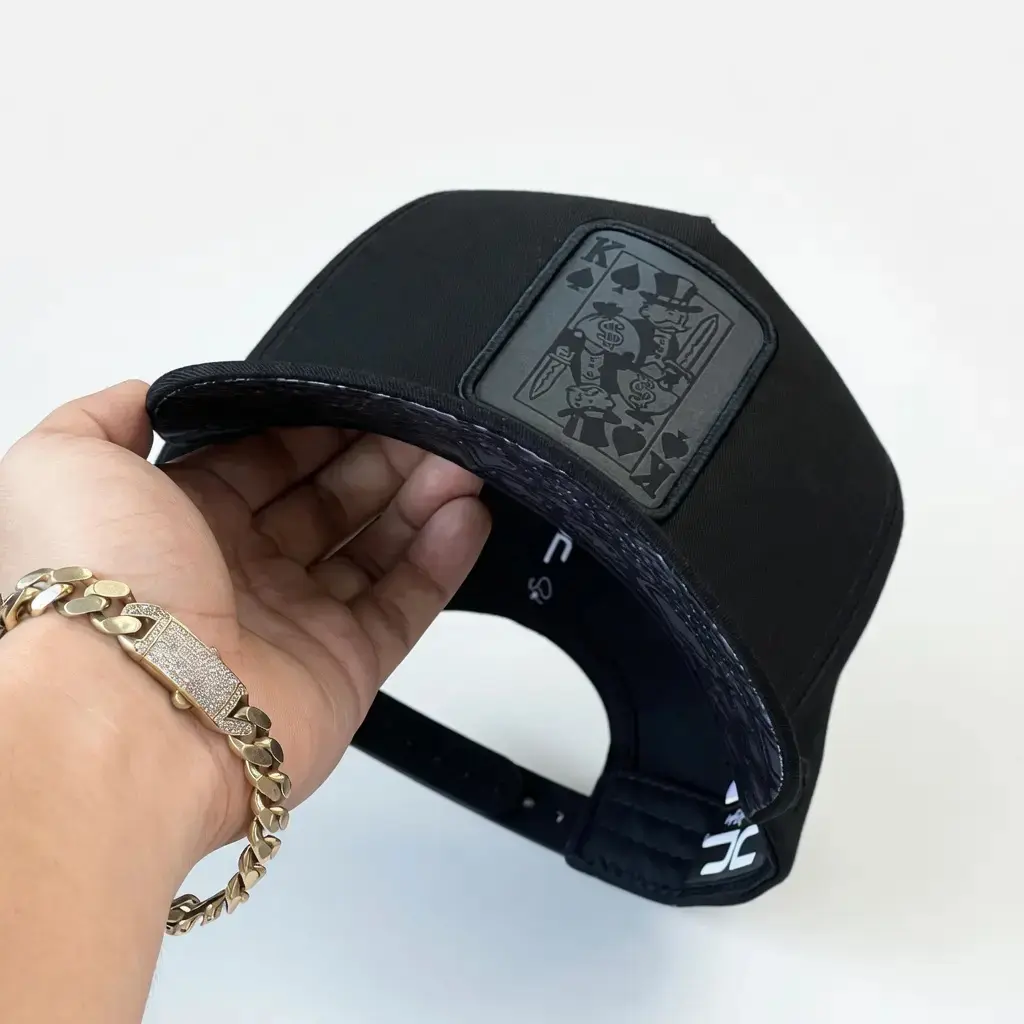 Unisex Poker Embroidered Snapback Baseball Cap - Cotton, Elastic Fit, Machine Washable, Trending Snapback Hat for Men & Women, All Seasons Wear