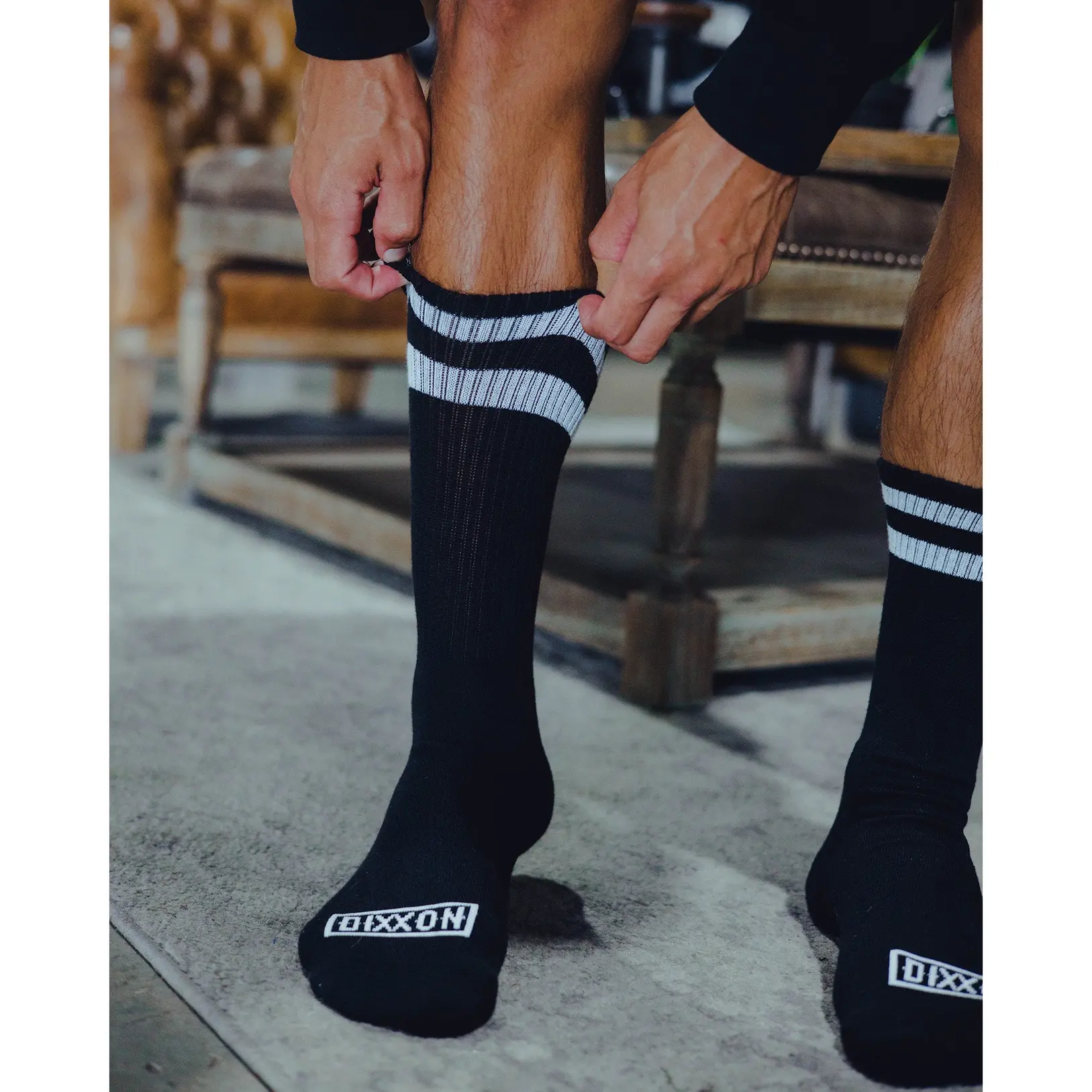 6pk Premium Crew Socks - Black