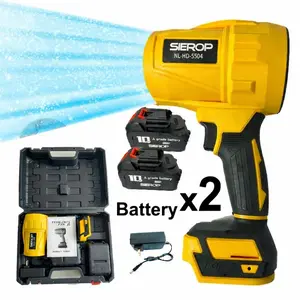 Thrust Electric Turbo Jet Blower Brushless Motor Handheld Air Duster Fan Home Dust Clean, Snow/Leaves Car Dryer, Garden Courtyard Outdoor Use Tool