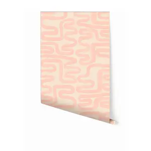 Azteca© Wallpaper in Petal