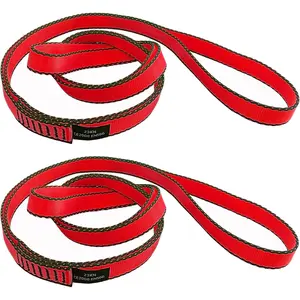 18MM Nylon Climbing Slings Runners 23 kN Strong Webbing Straps for Rock Climbing, Rappelling, Swing, Yoga Hammock etc