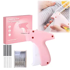 Clothing Tagging Gun Kit – Fine Stitch Tag Gun with Needles & Barbs for Price Labels, Garment Tag Tool Set, 1 Set