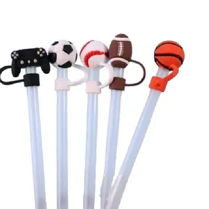 1 Piece Game Time Vibes Straw Topper