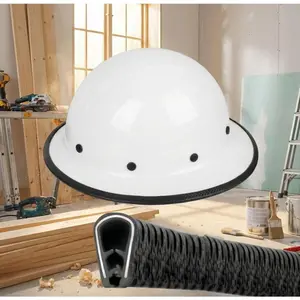 Full visor guard, helmet strap, helmet accessory for enhanced helmet protection, 1 piece, 36.6 inches long, does not include helmet and construction gloves.