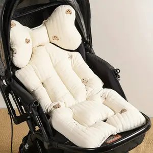 1 Piece Thickened Stroller Cushion for Autumn and Winter Warm Use