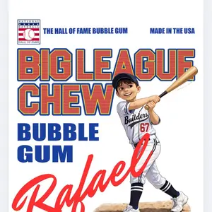Big League Chew Custom Shirts - Baseball/Softball Theme Design - Made in the USA - Hall of Fame Bubble Gum