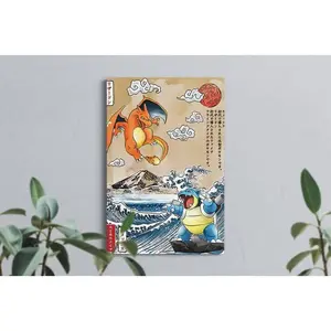 Charizard And Blastoise Captivating Collection Unleash the Magic with Our Pokémon Posters Artistic Decor