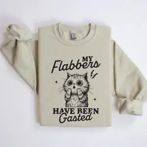 My Flabbers Have Been Gasted Sweatshirt, Vintage Retro Cartoon Shirt, Weird Animal Hoodie, Funny Graphic Tee