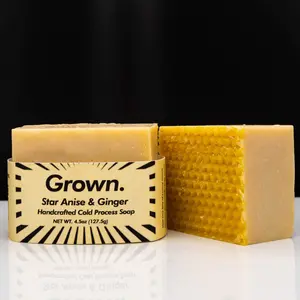 Star Anise + Ginger Cold Process Bar Soap