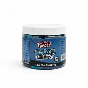 Gooey Exotic Mix Gummies in Sour Oozie Liquid - Blue Raspberry , Cherry, Watermelon, Grape, Green Apple & Orange Flavor