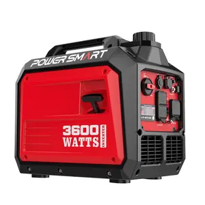 PowerSmart 3600 Watt Quiet Portable Inverter Generator(DB5035),Storm Weather,RV Ready 30A Outlet,Parallel Capable, Emergency Use Camping, EPA Compliant,Hurricane,Emergency,Safe & Long-lasting usage