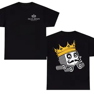 Malbon Crown Logo T-Shirt – King Graphic Golf Streetwear Tee, Vintage Luxury Style Shirt, Premium Unisex Cotton Apparel