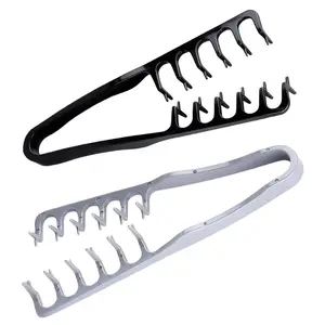 2 Packs Texture Comb - Wide & Fine-Tooth Volumizing Hair Styling Tool, Anti-Frizz Fluffy Hairbrush for Men & Women, Suitable for Most Hair Types