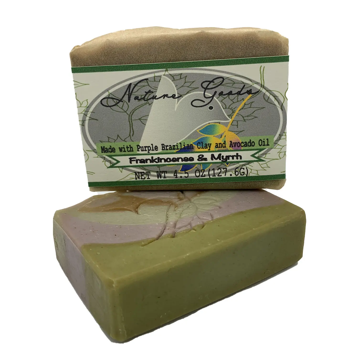 Frankincense and Myrrh Bath Bar Soap – Handcrafted Cold Process Soap by Nature Goods