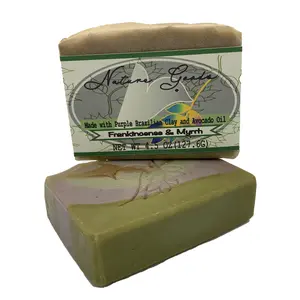 Frankincense and Myrrh Bath Bar Soap – Handcrafted Cold Process Soap by Nature Goods