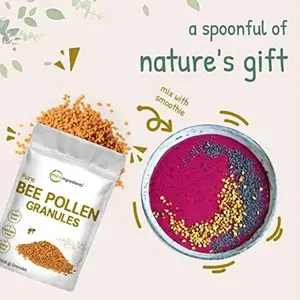 Pure Bee Pollen Granules 2 lb Fresh Harvest Raw Natural Superfood Rich in B Vitamins Minerals Protein Antioxidants Keto Non-GMO Healthcare Edible Dietary Supplement Fitness Bathroom