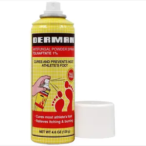 Derman Powder Spray Athlete’s foot Pie de atleta Talco para los pies