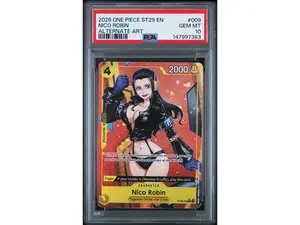 2026 One Piece Starter Deck St29 Egghead Alternate Art Nico Robin #009 PSA 10