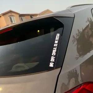 “No Soy Cholo, Es Mi Estilo” Permanent Vinyl Car Decal - High-Quality Weather-Resistant Material