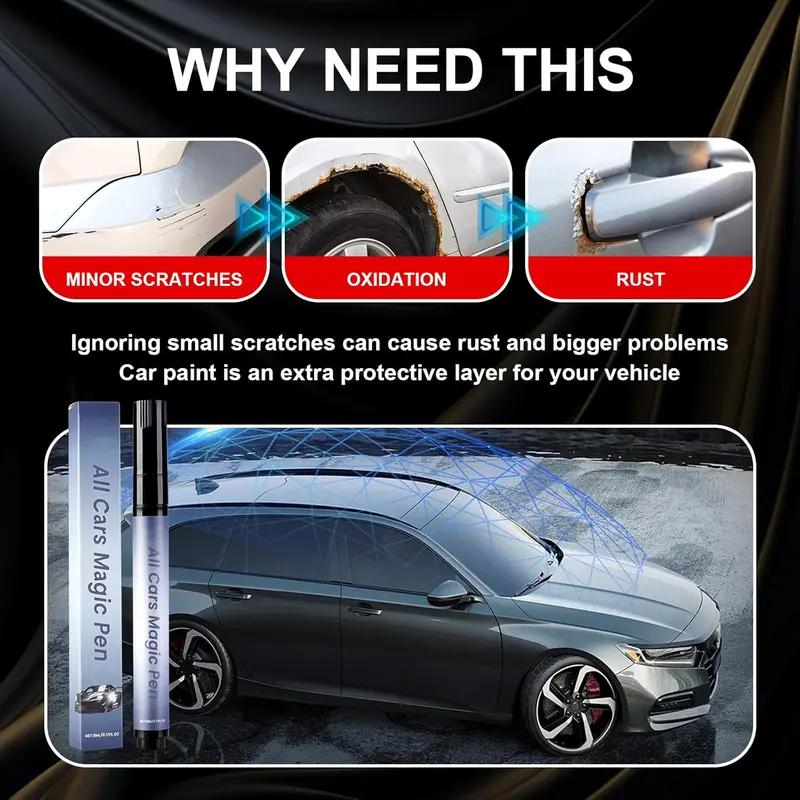 Car Scratch Repair Pen Set - Quickly repair scratches andpaint damage, suitable for all car colors, lightweight andefficient, car scratch remover