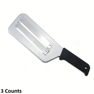 Stainless Steel Cabbage Grater, 3 Counts Modern Manual Cabbage Chopper, Durable Vegetable Chopper, Kitchen Utensils & Gadgets, Cabbage Shredder