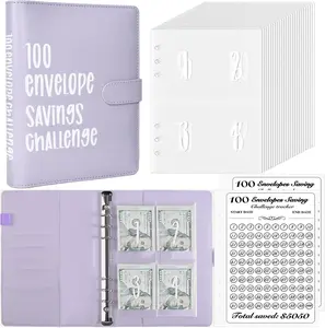 100 Envelope Challenge Budget Planner $5,050 Money Saving Cash Challenge Book Financial Tracker