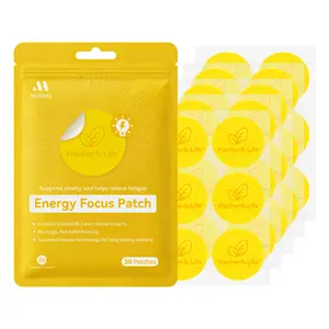 Energy Focus Transdermal Patch - Vitamin B12 & Herbal Extracts for Daily Lifestyle (30 Count)