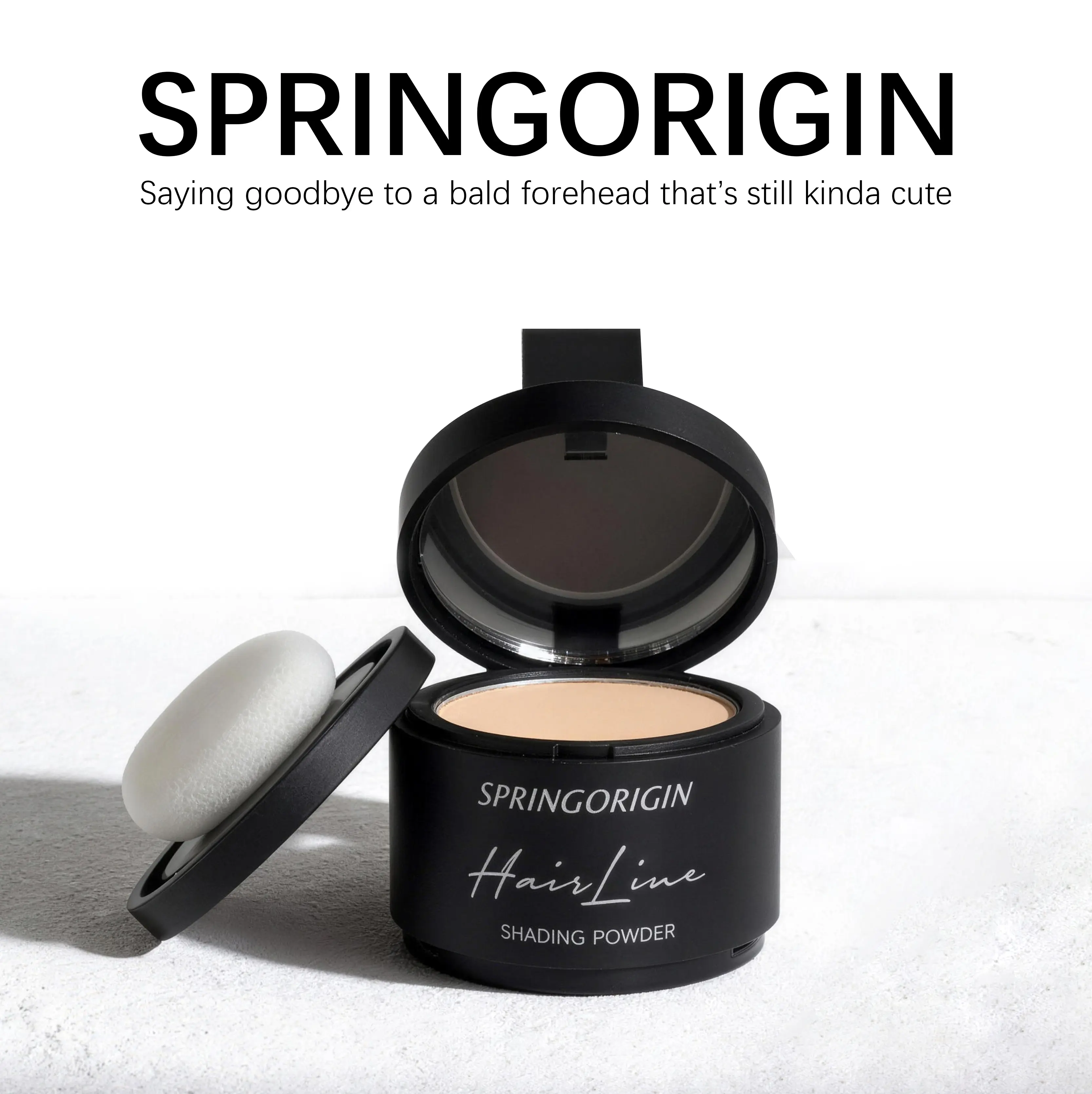 Springorigin Hairline Powder - Root Touch Up Hair Color for Gray Coverage & Blonde Refresh,48 Hour Stain Proof,Thickening & Concealing for Women & Men,Trending on TikTok,Haircare#Summervibes②