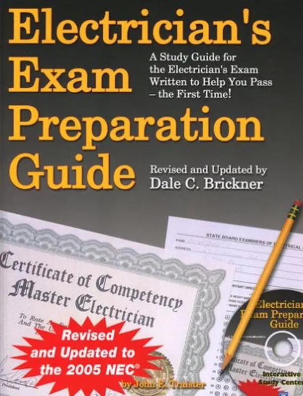 USED Book - Electrician's Exam Preparation Guide: Based on the 2005 NEC by Traister, John E. (Paperback) - english