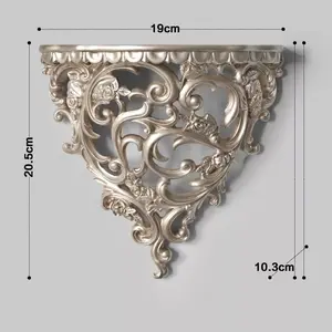 THREE-DIMENSIONAL PARTITION HANGING WALL SHELF