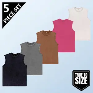 Men's 100% Cotton Basic Tank Top, Soft & Durable Sleeveless Crew Neck Vest, Essential Layering Piece for Casual Wear, Comfortable Everyday Undershirt with Classic Fit, Solid Color Summer Top