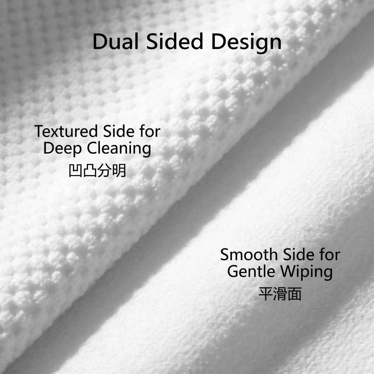 XL FACE CLEANING TOWELS -100%Biodegradable,UltraSoft Dual-sided FacialTowels,Gentle onSkin, MakeupRemoval & SkinCare,Hotel & HomeCleaning,HygieneProduct Daily Convenient towel warmers