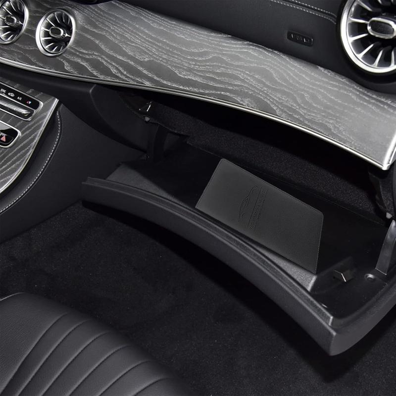 PU Leather Car Document Organizer Case – Simple Style Insurance & Registration Holder Wallet with Clear Pockets for ID and Essential Papers