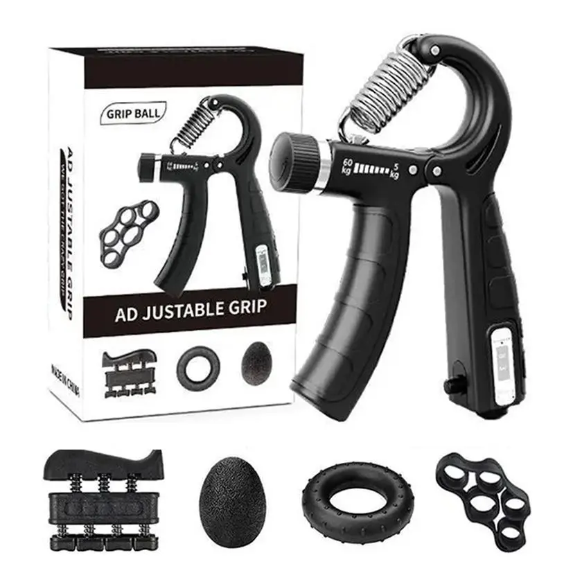 Adjustable Resistance Hand Grip Strengthener, Forearm Veins Trainer, Home Gym Fitness Equipment for Athletes and Perfect Birthday Gift