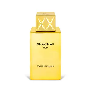 Swiss Arabian Shaghaf Oud - Luxury Eau de Parfum for Men and Women - Long Lasting, Addictive Personal Arabian Fragrance - Oud & Gourmand - 2.5 Oz - 75ML