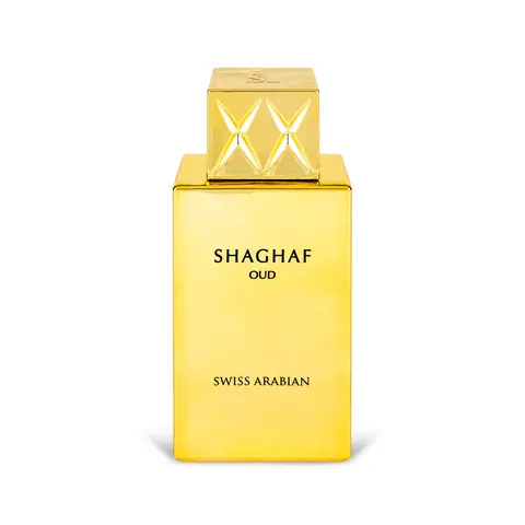 Swiss Arabian Shaghaf Oud - Luxury Eau de Parfum for Men and Women - Long Lasting, Addictive Personal Arabian Fragrance - Oud & Gourmand - 2.5 Oz - 75ML
