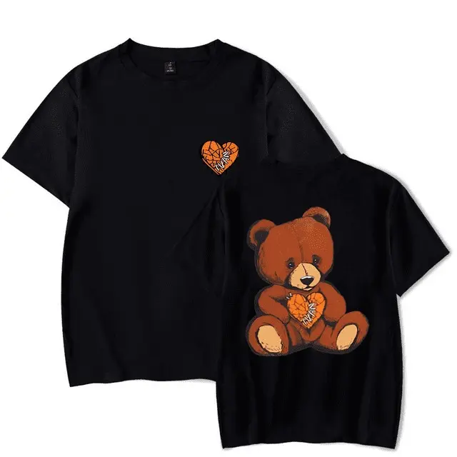 🐻🎨Ivan Cornejo Merch Ivan Cornejo Terapia Tour Bear T-shirt t shirt Men Women Short Sleeve Tee Vintage Graphic Tee - Soft Cotton Short Sleeve Shirt for Men & Women