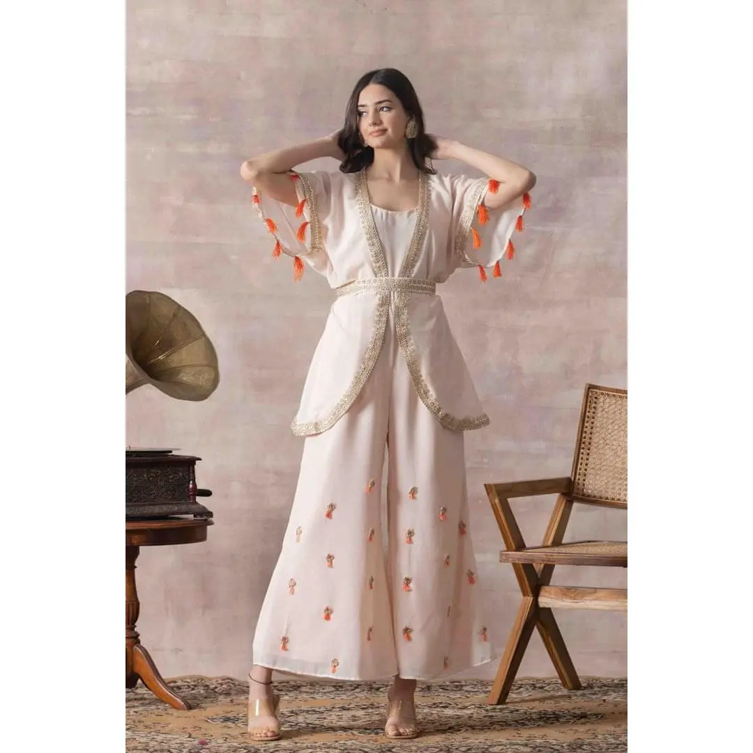 Alluring Tassel Indo-western Jumpsuit