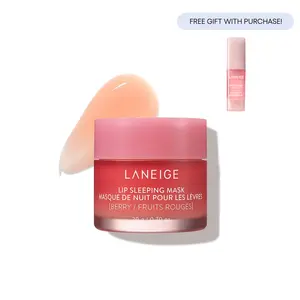 Laneige Lip Sleeping Mask, Hydrating and Nourishing Lip Mask, Korean Lip Care, Infused with Vitamin C, Murumuru & Shea Butter