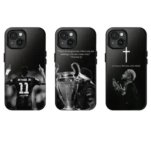 Neymar Phone Case Football Team Cover Compatible with iPhone X, 11, 12, 13, 14, 15, 16, 17 Plus Pro Promax & SS Galaxy S21-25 Series