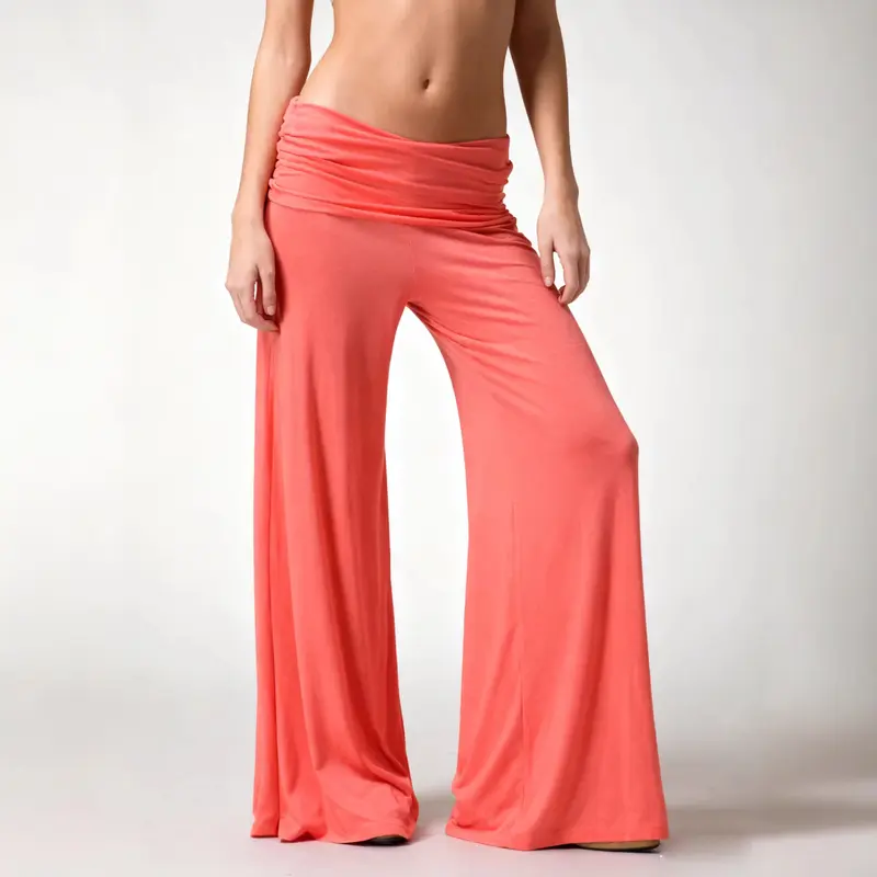Hot-selling Wide-leg Casual Yoga Pants Loose Versatile Solid Color Fashion Wide-leg Flared Pants