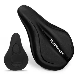 BUCKLOS Ultra-Soft Gel Bike Seat Cover - Say Goodbye to Pain! Comfort Padded Saddle for Peloton, Exercise Bikes & MTB, Non-Slip Easy Install #tiktokshopspringglowup part