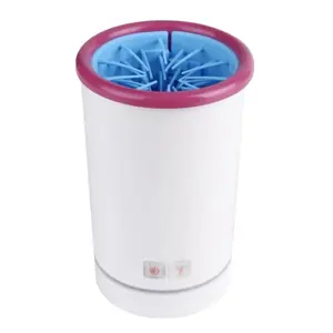 KwalityDEALZ PawPurrfect Automatic Paw Cleaner for Clean, Happy Pets with Soft Silicone Bristles - Cleaning