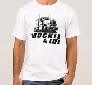 Trucker 4 Life T-Shirt, Unisex Truckers Tee, Big Rig Driver Shirt, Diesel Life Apparel, Long Haul Truckering Gift