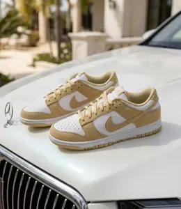 Nike Dunk Low SE Team Gold Suede FQ8249-102 Mens Fashion Sneakers New